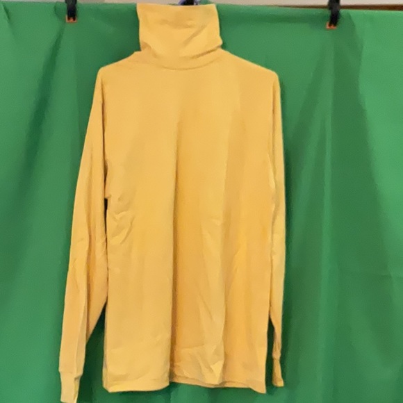 Lands' End Made in USA 100% cotton long-sleeved turtleneck - Picture 5 of 7